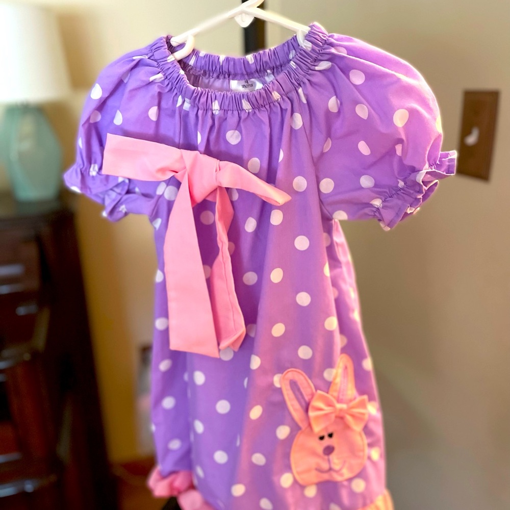 Little girls Easter dress size 4-5